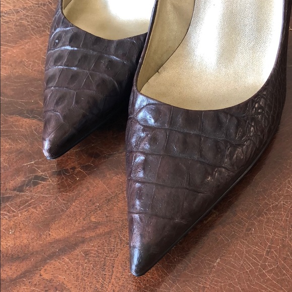 Guess brown pointy toe heels - Picture 5 of 5